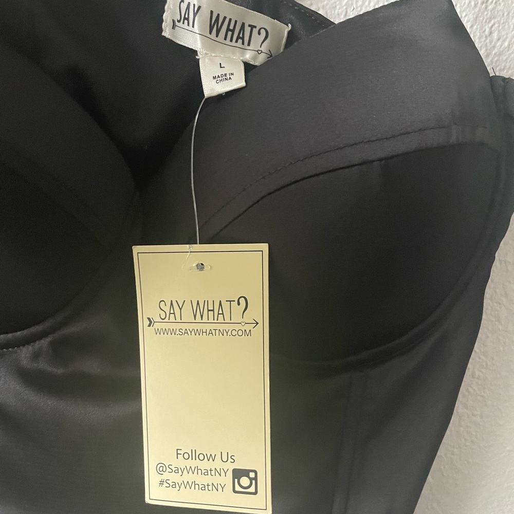 SayWhat Bustier top - Picture 3 of 3